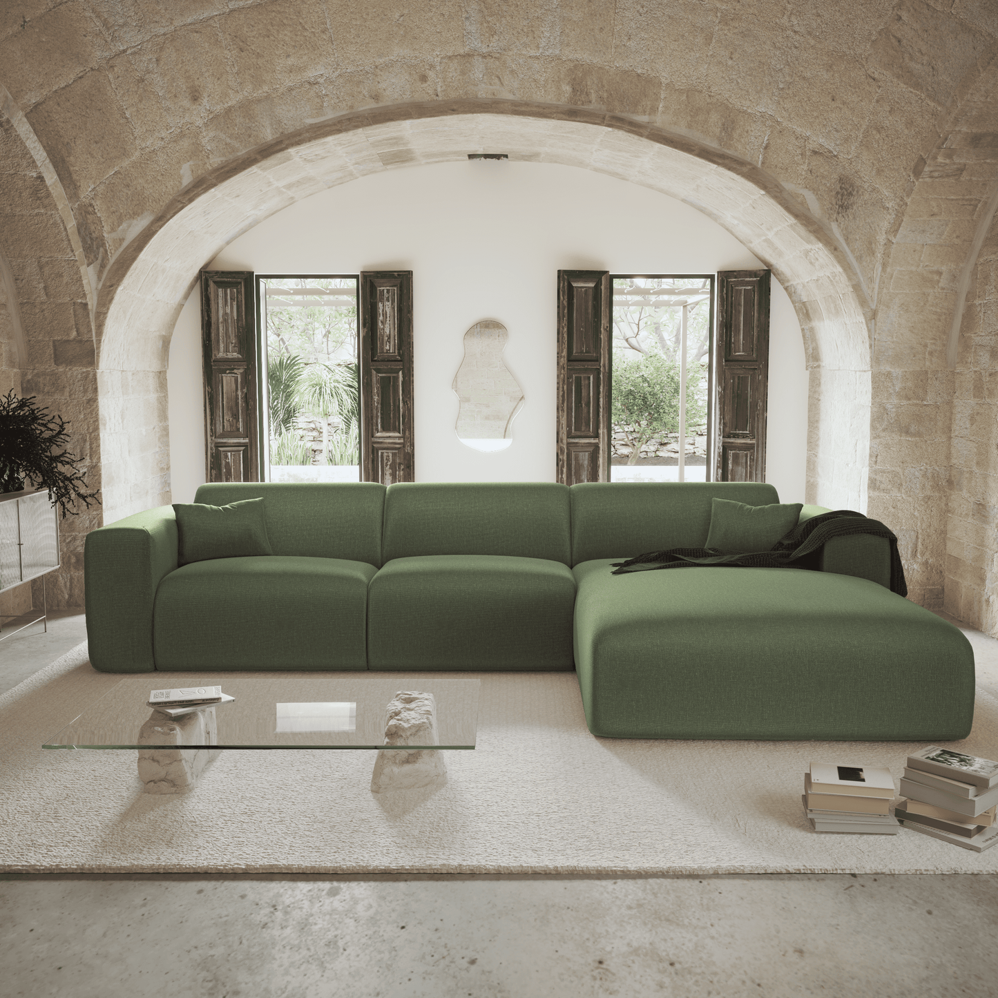 Canapé Convertibile Angolo Droit Myra 