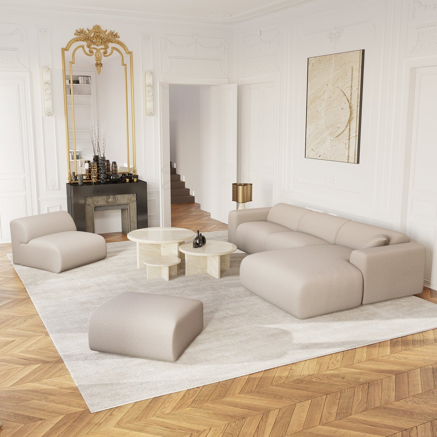 Canapé Grand Angle Droit Myra