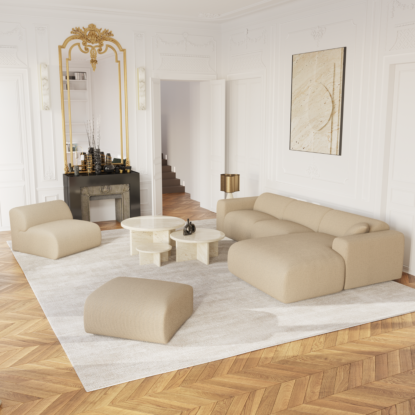 Canapé Grand Angle Droit Myra