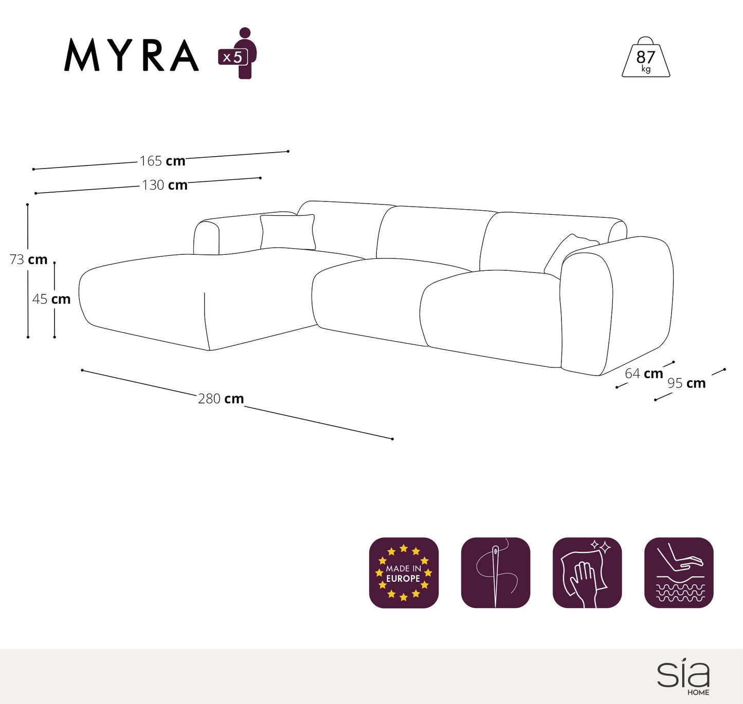 Tartine Grand Angle Gauche Myra