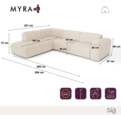 Canapé Angle Gauche Myra