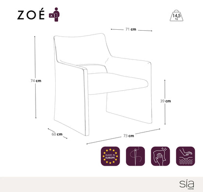Sedia a sdraio Zoe