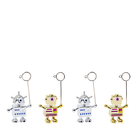 Porte-Cartes de Noël Figurine Robot Pop
