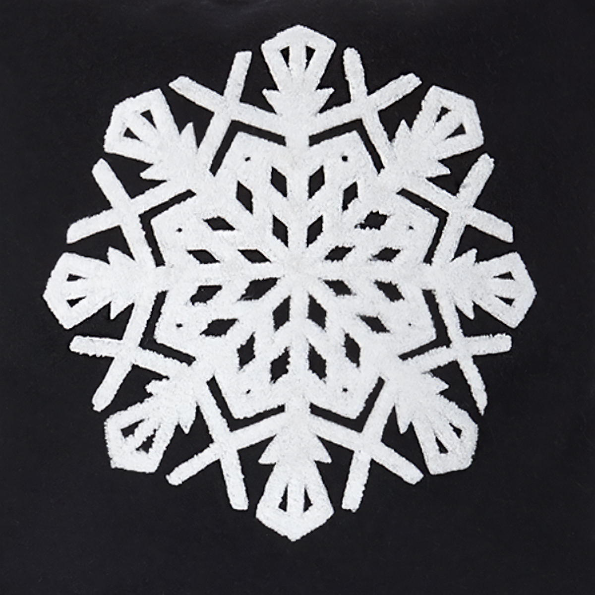 Housse de Coussin de Noël Flocon