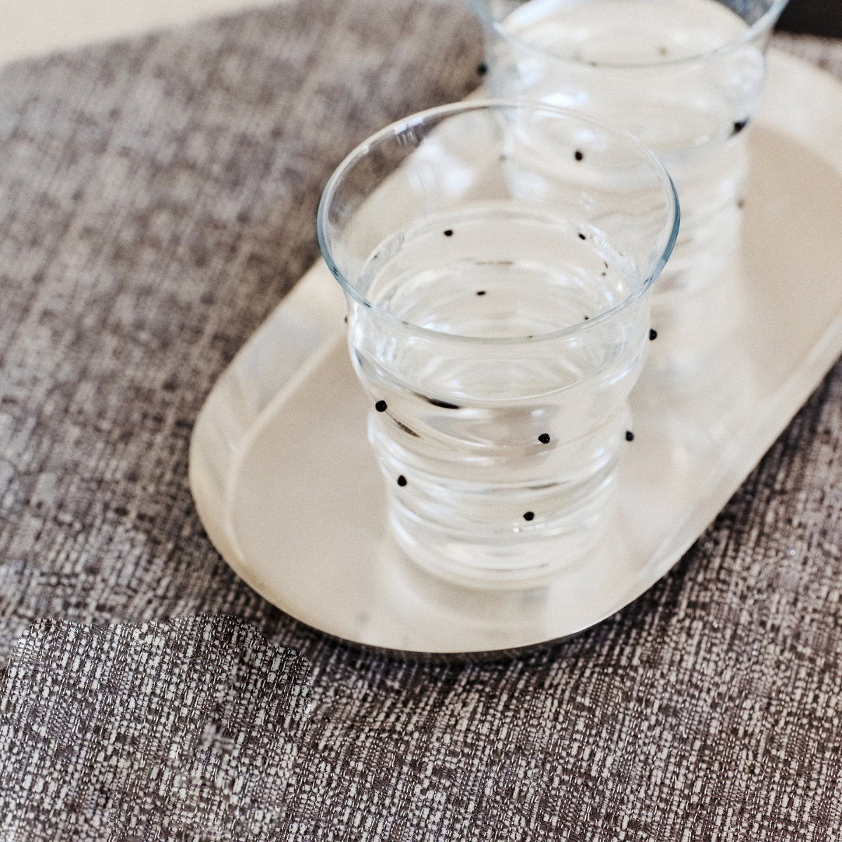 Verres à Eau Pois