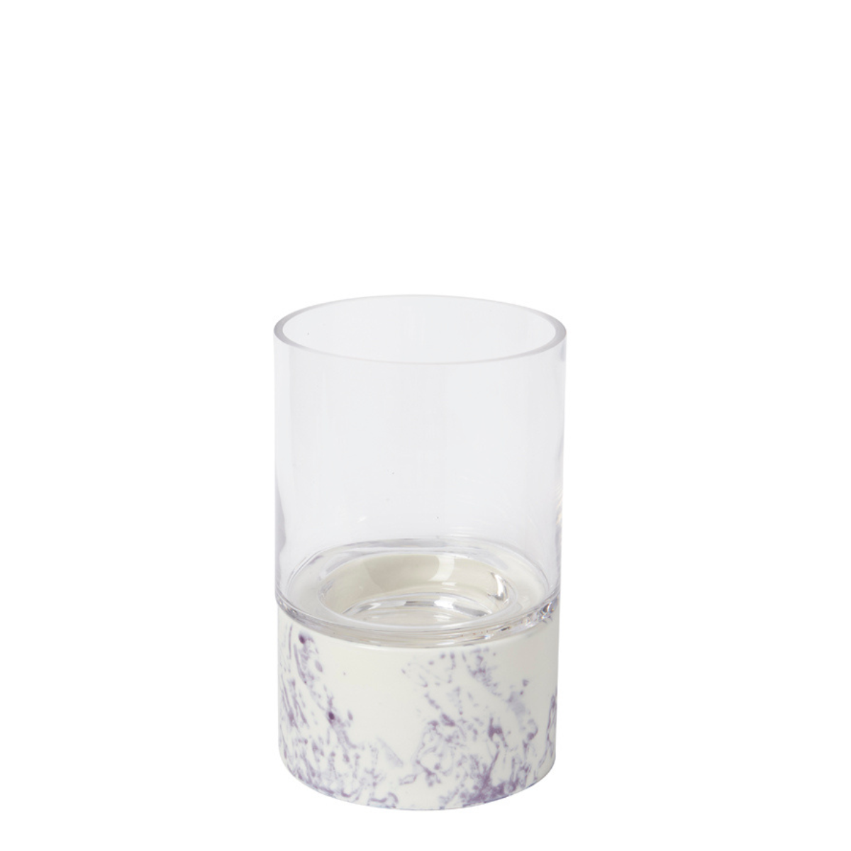 Porte-Bougie en Effet Marbre Grand Format