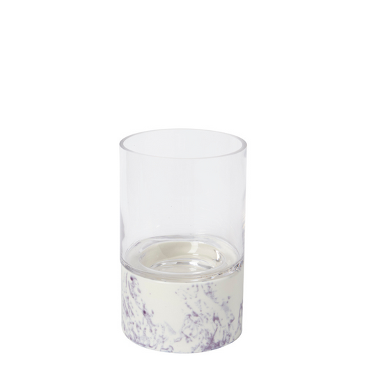 Porte-Bougie en Effet Marbre Grand Format