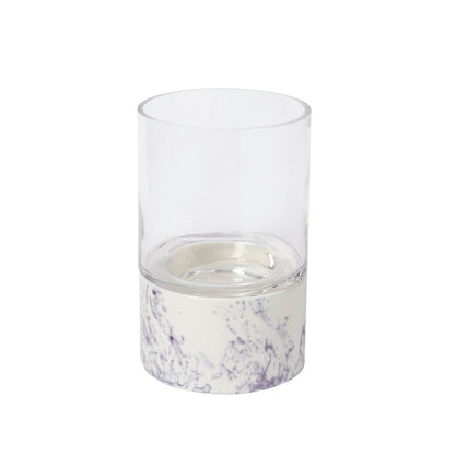 Porte-Bougie en Effet Marbre Grand Format