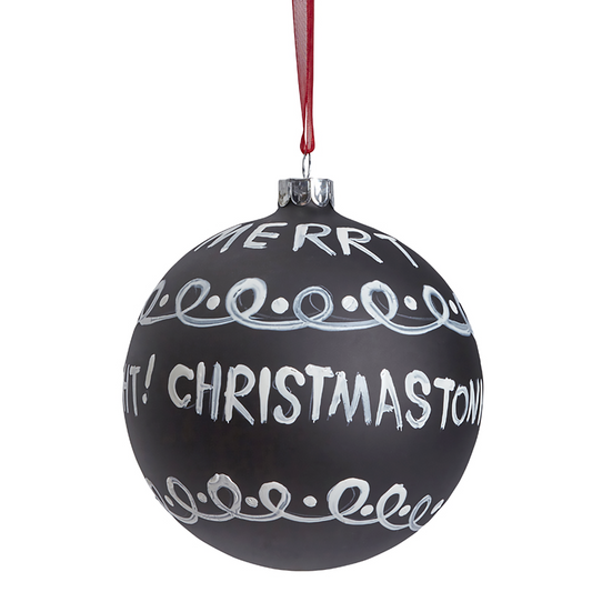 Boule de Noël Graphique Buon Natale