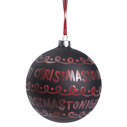Boule de Noël Graphique Buon Natale