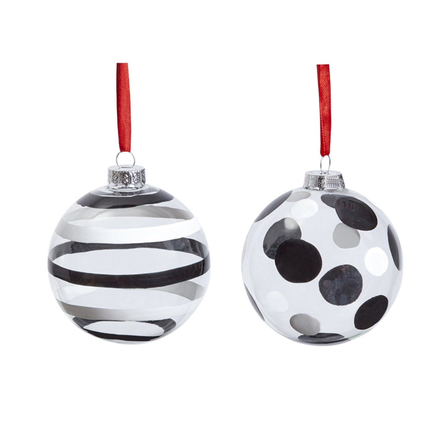 Boules de Noël Graphiques Transparentes