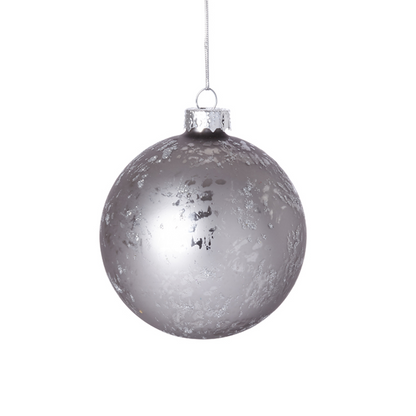 Boule de Noël Pailletée et Mat Petit Format