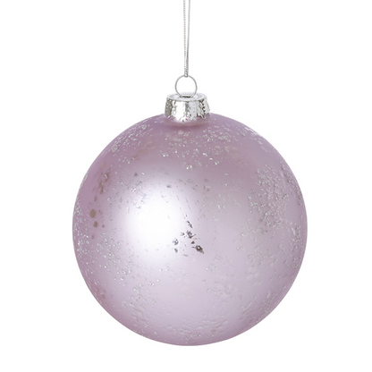 Boule de Noël Pailletée et Mat Grand Format