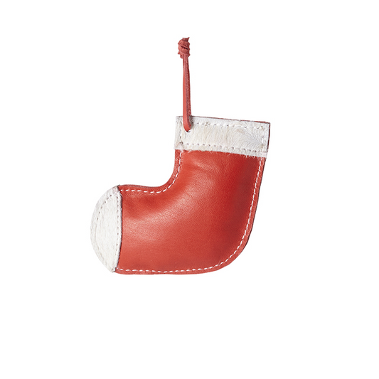 Sospensione di Noël in Cuir Bottine