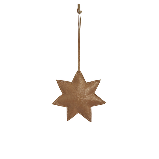 Sospensione di Noël en Cuir Étoile