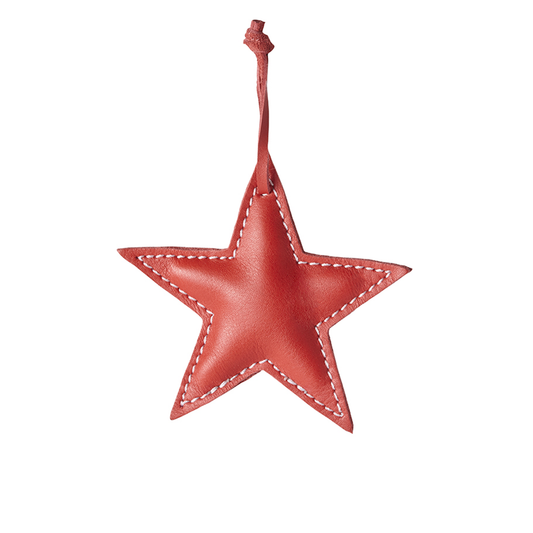 Sospensione di Noël en Cuir Étoile