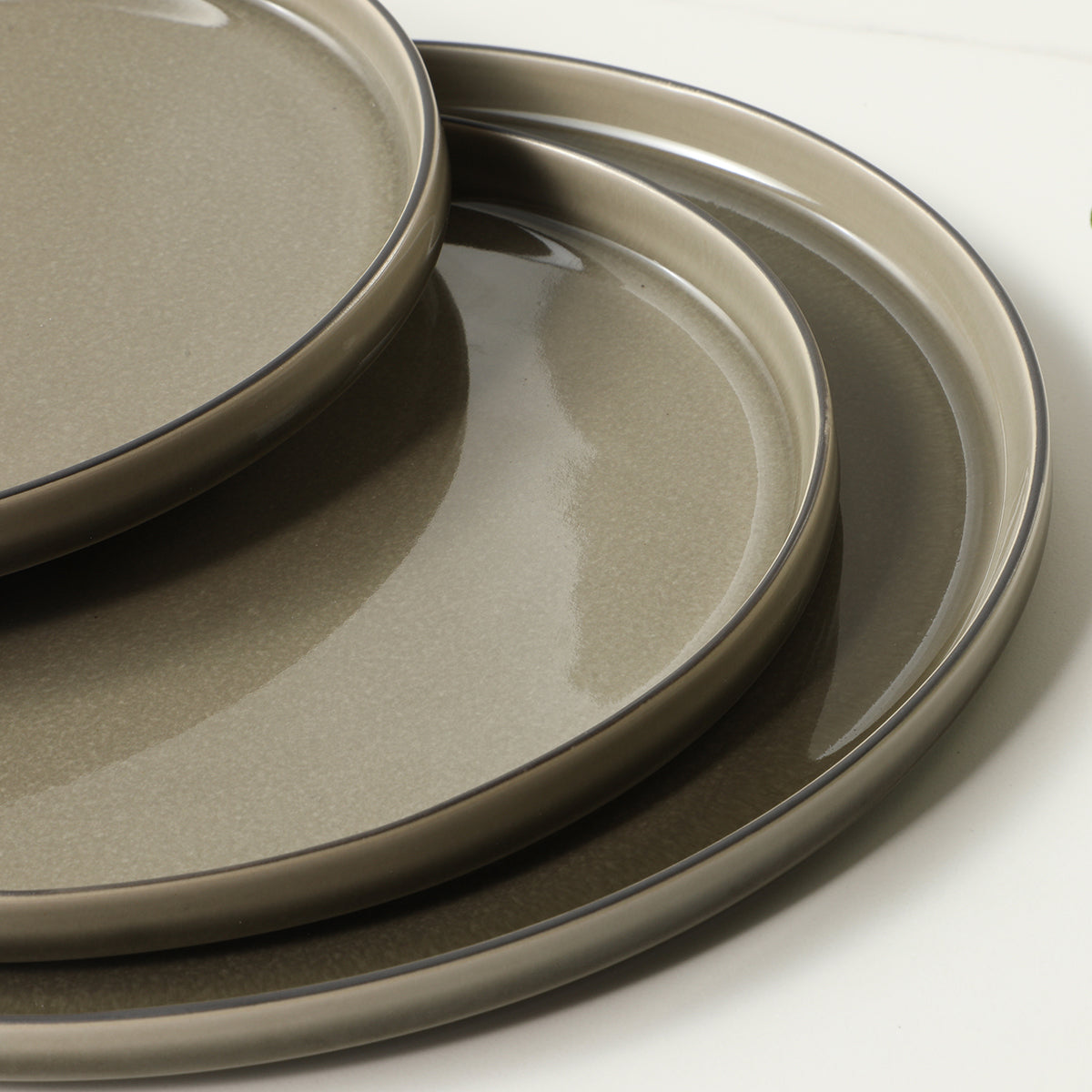 Servizio 4 assiette da dessert Greeny