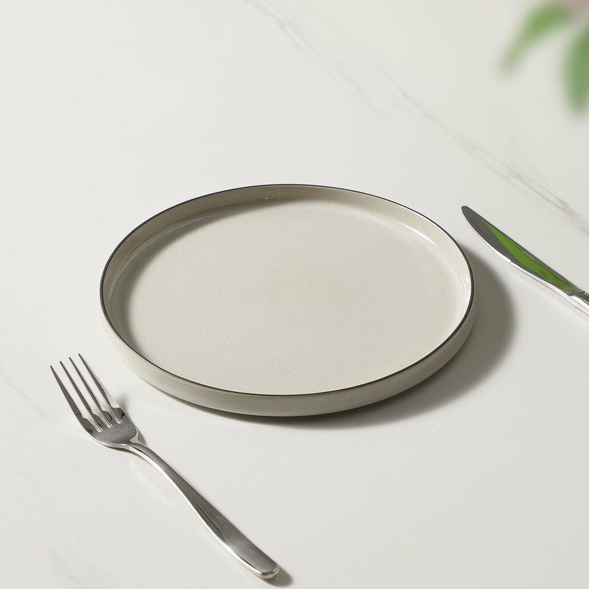 Servizio 4 assiette da dessert Cremoso