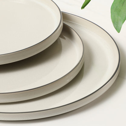 Servizio 4 assiette da dessert Cremoso