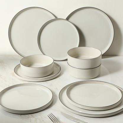 Servizio 4 assiette da dessert Cremoso
