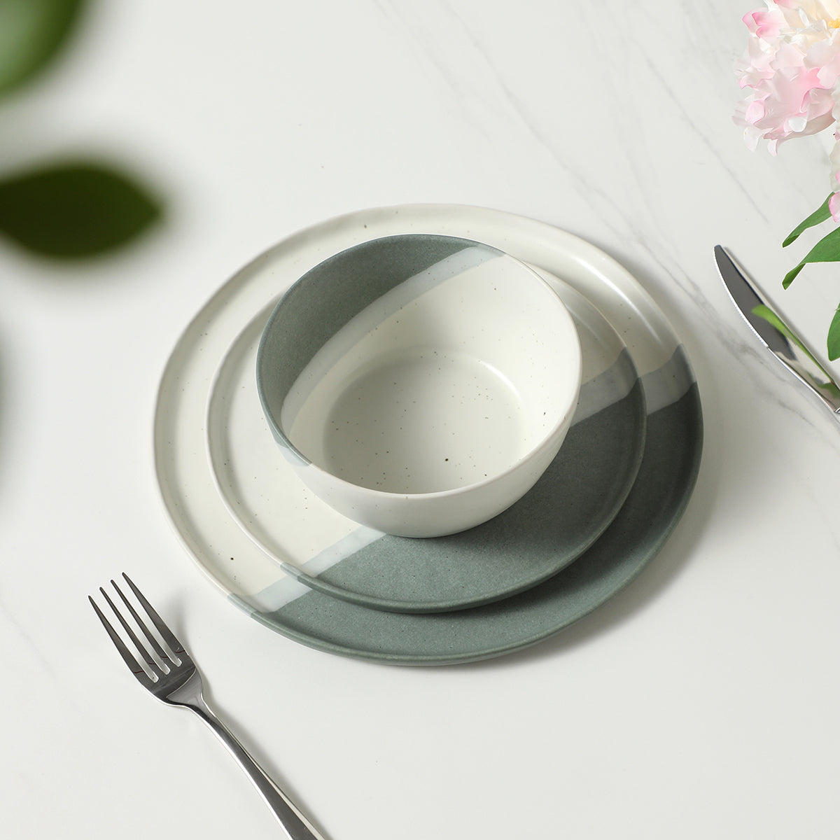 Servizio 4 assiette piatti Matty