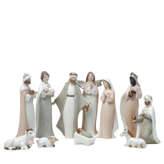 Crèche de Noël in porcellana Rosa