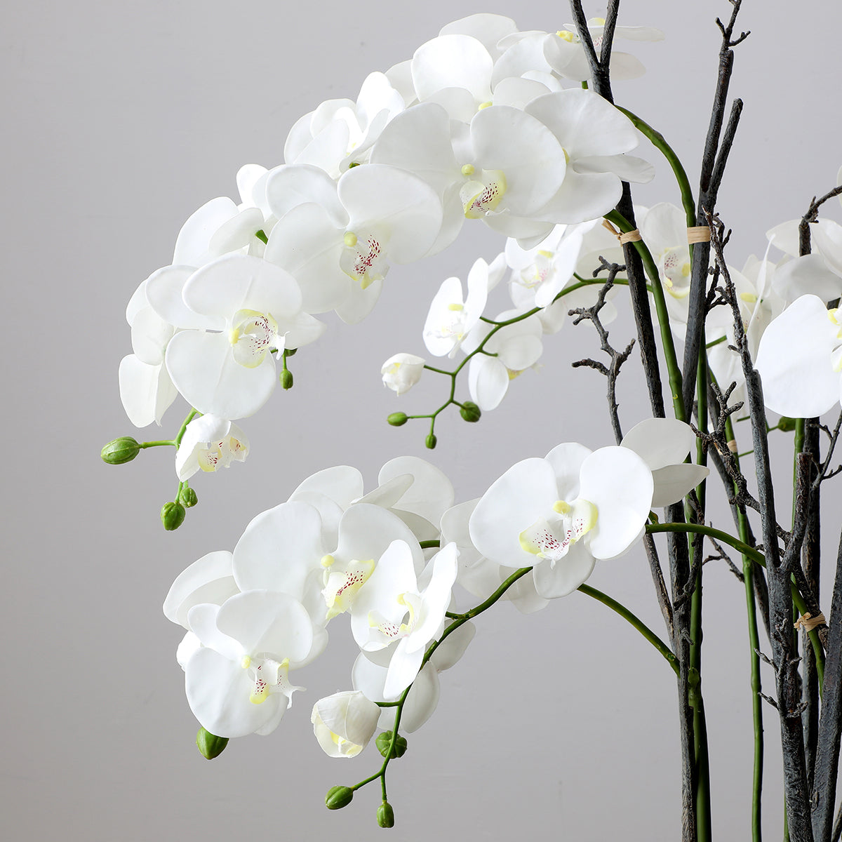 Composizione d'Orchidée Artificielle con mousse 113 cm