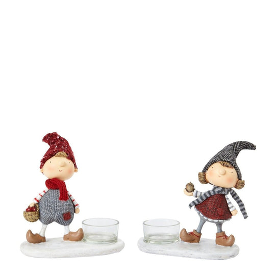 Porte-Bougies de Noël Figurine Olaf